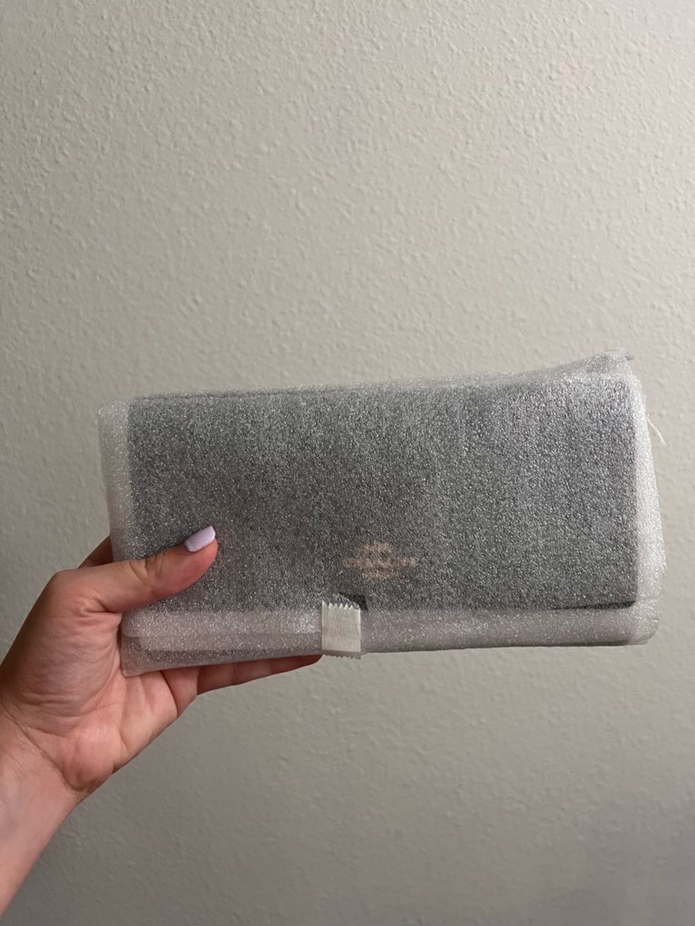 Coach Black Leather Continental Wallet with Brown Signature Trim - Picture 5 of 6